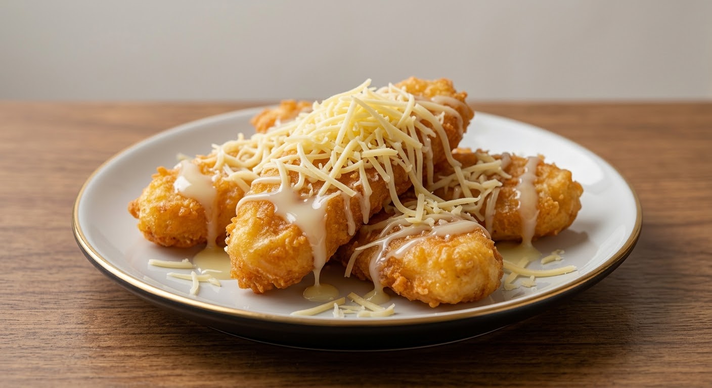 Pisang goreng keju